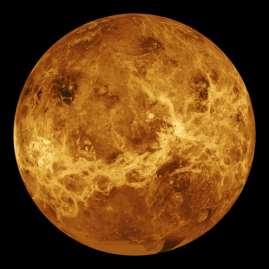 VENUS is 80% of Earths mass; its CO 2 filled atmosphere causes temperatures to be over 450 C