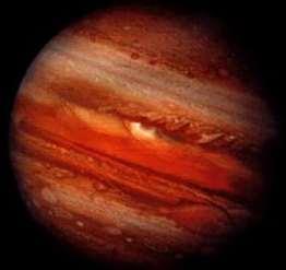 JUPITER. More than twice the mass of all the others combined.