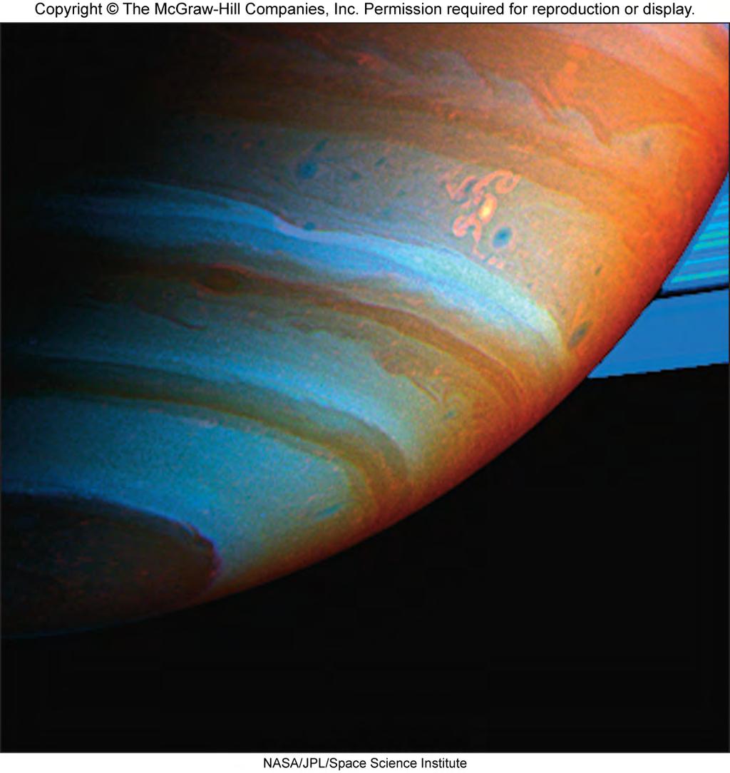 Atmosphere Similar to Jupiter H:He = 7:1 Traces of methane and ammonia