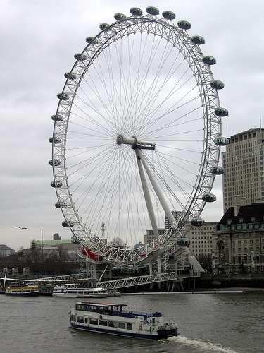Trigonometric Functions of Real Numbers Application: The Millenium Ferris Wheel in London The Millenium Wheel has a diameter of 450 feet and completes one revolution every 0 minutes; Suppose that the