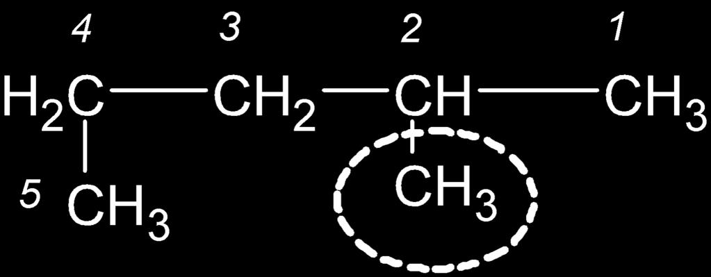 Number the carbon atoms of the main chain consecutively from the end nearest to a substituted group. 6.