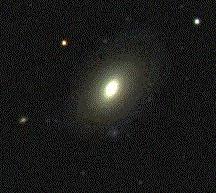 Ellipticals Elliptical galaxies are so named because they have elliptical shapes: they look like fat, fuzzy eggs or footballs.