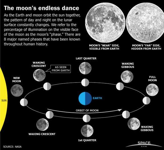 Phases of the Moon Unit 1 Each month our Moon passes through eight phases.