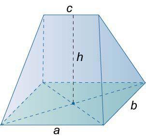 Height : h Lateral surface area : S L Area of base : S B Total surface area : S Volume : V 148. S L = (a + c) + b Figure 36. 149.