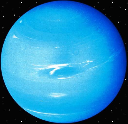 Uranus s Atmosphere The blue color of both Uranus and Neptune is due to their high concentration of methane.