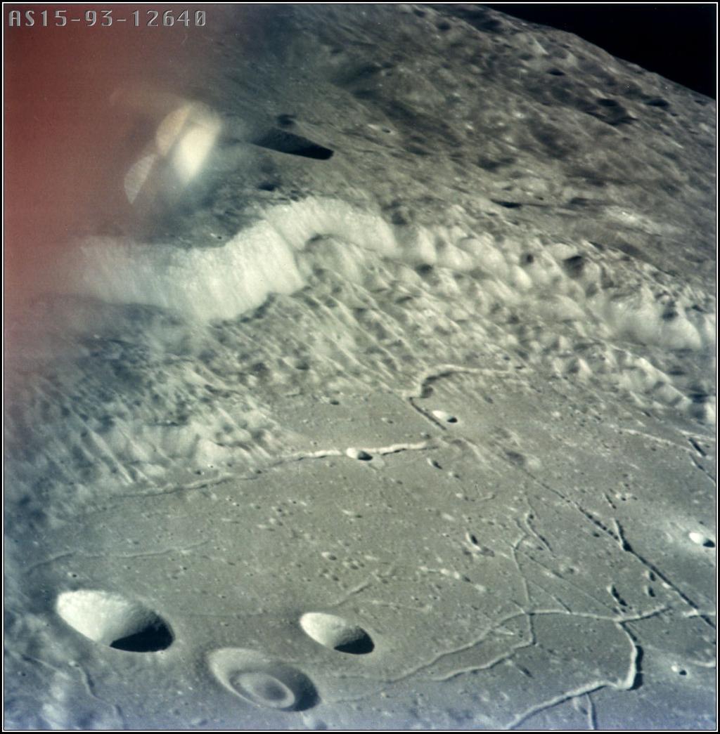 Lunar Features - Highlands Mountains up to