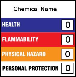 Appendix D: Hazardous Materials Identification System (HMIS) The Hazardous Materials Identification System (HMIS) is a hazard rating system that incorporates the use of labels, numbers, colors, and