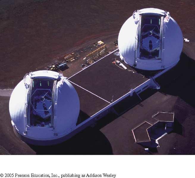 Largest Optical and Infrared Telescopes Keck 10-m