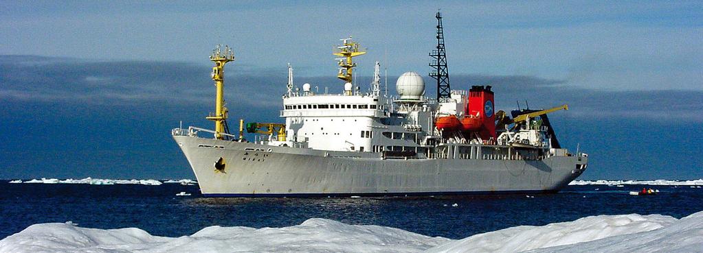 Oceanographic Research Vessel MIRAI JAMSTEC (2) International Cooperation - Active participation in response to global issues regarding the Arctic and formulation process of international rules for