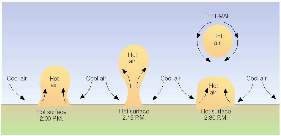 Convection Advection: Transfer of heat, water vapor and other