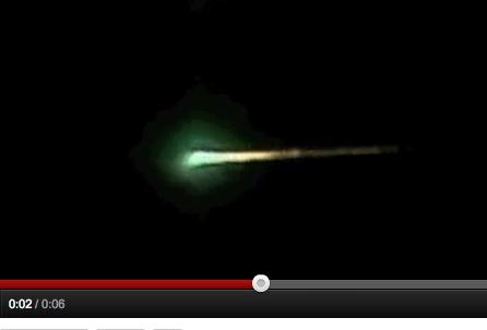 PICTURE OF THE DAY A FIREBALL (meteor) seen from Arizona and Southern California during Fall 2011 http://www.youtube.com/watch?