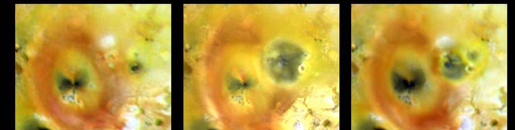Pele, Pillan Patera, and a New Volcano Io is the geologically most active object in the solar system. Pilan Patera A new eruption Pele Eruptions powered by sulfur dioxide.