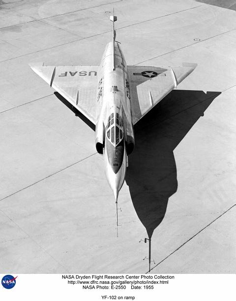 The famous application of the area rule YF-10, F-10, F-106 YF-10