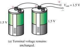 charge is electric current More electrons per second passing