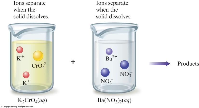 Section 7.2 Reactions in Which a Solid Forms What Happens When an Ionic Compound Dissolves in Water?