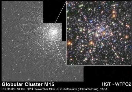Oldest globular clusters contain stars that are no bigger than ~0.