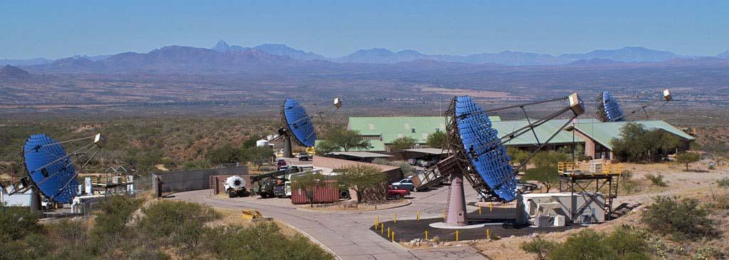 Very Energetic Radiation Imaging Telescope Array System Ground-based gamma-ray observatory Located at the Fred Lawrence Whipple Observatory in