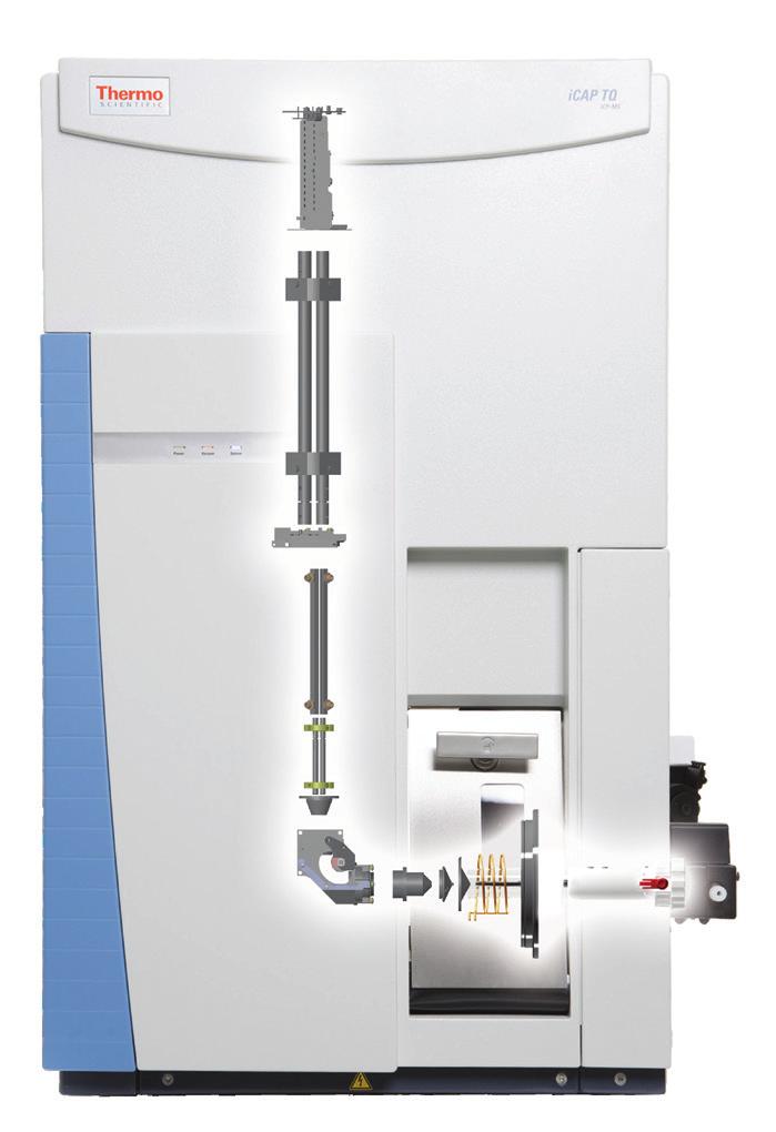 TQ Measurement Modes The icap TQ ICP-MS consists of three quadrupoles to improve removal when compared to single quadrupole (SQ) ICP-MS.