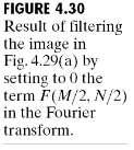 y [M N] H(u, v) : filter transfer function [M N] F 1 : inverse FT (ift)