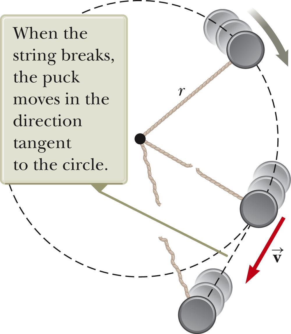 Uniform Circular Motion, cont. A force causing a centripetal acceleration acts toward the center of the circle.