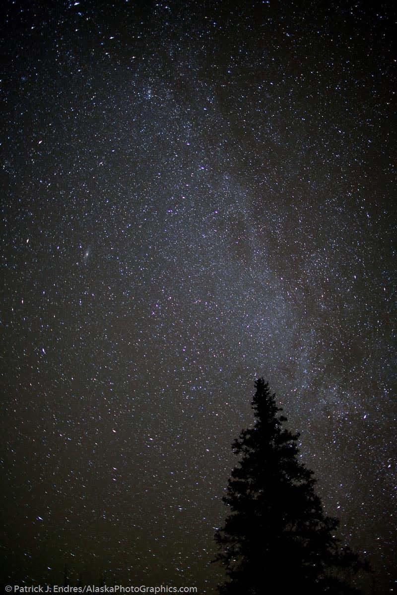 Photograph of the night sky