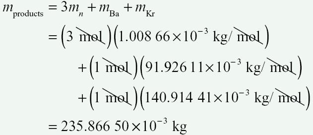 2. Determine the mass of