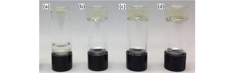 Supplementary Figures Fig. S1 Gel-inversion tests of various TAP-CyCo4 assemblies. Each vial contains 20 mm TAP and 20 mm modified-cy species buffered at ph 7 at 20 C.