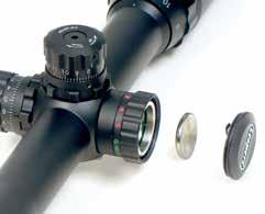 Look through the scope and turn the dial ring clockwise or counterclockwise until the reticle looks the sharpest to you at the first glance. 2.
