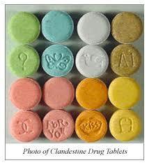 Clandestine Tablets Most clandestine tablets are mixtures Can obtain an infrared spectra for each component With the DB-35
