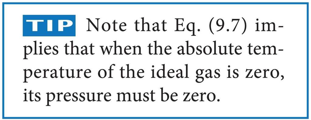 Ideal Gas Law = & Because one mole has Avogadro's number of
