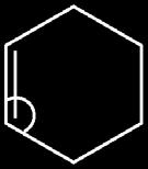 12 The diagram below shows a molecule of cyclohexene, with a bond angle indicated.