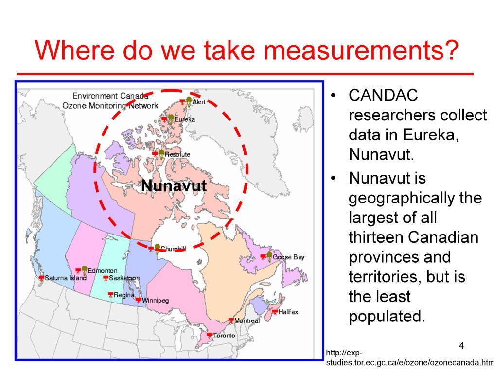 Teacher: What else do you know about Nunavut? Responses will vary depending on student knowledge and experience. Addition al Information: Facts about Nunavut can be found at: http://www.gov.nu.