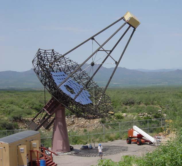 VERITAS first of four telescopes Kitt Peak Arizona All major systems tested.