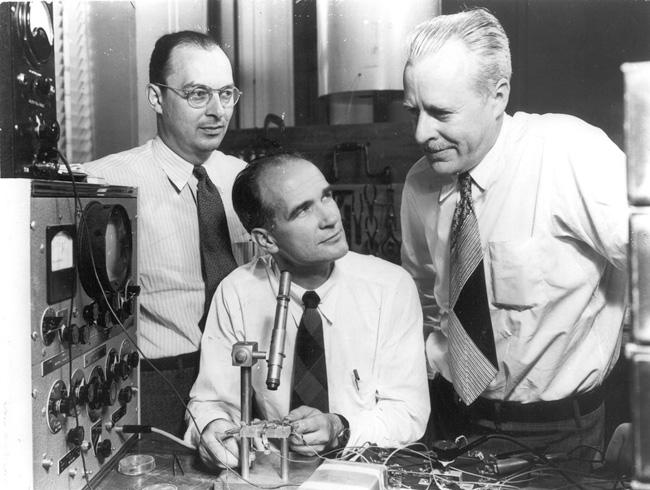 11. Read this passage and answer the questions below. The transistor was invented at Bell Labs in New Jersey in 1947 by John Bardeen, Walter Brattain and William Shockley.