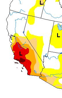 Santa Barbara area has remained in Exceptional Drought The southerly orientation of AR 3 may be