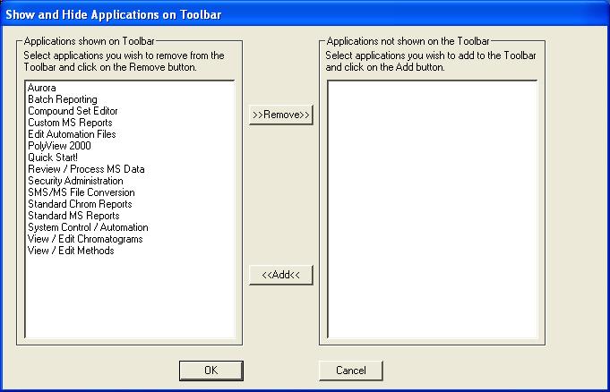 Taskbar icons appear in the lower right of the Windows Taskbar. Click the Workstation Toolbar icon to display the options menu.