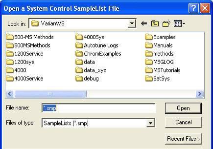 File Menu Activate Method: Select an existing method. This sets the conditions for the GC, MS, AutoSampler, and data handling parameters.