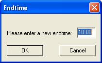 NOTE: Changing the End Time for the MS module does not change the GC End Time. Extend the GC run time from the GC keypad.