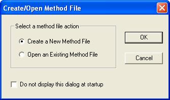 Creating Methods with the Wizard To create a new method using the wizard for either the 450-GC or the 431-GC: 1.