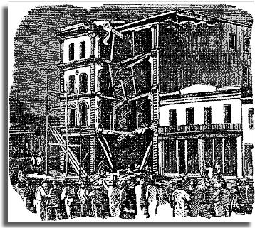 Bay Area Earthquakes 8 October 1865 San Andreas Fault epicenter near Santa Cruz Mark Twain, Roughing It There came a really terrific shock and there was a heavy grinding noise as of brick houses