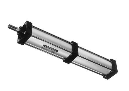 Tandem Cylinder XQ( )J Series( Two cylinders (XQ or XQ) with identical stroke and a coon piston rod form a tandem cylinder.