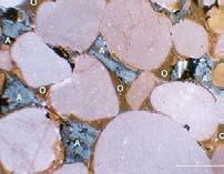 Compaction and cementation of clasts