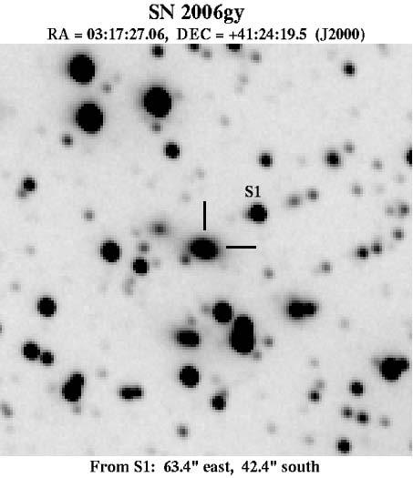 Latest: SUPERNOVA 2006gy IN NGC