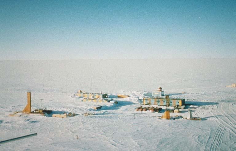 Site of Vostok station, Antarctica.