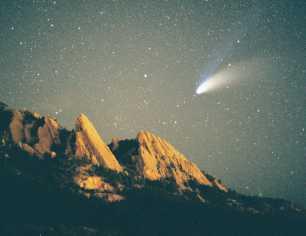 comets in vicinity of