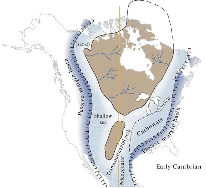 North America during the Paleozoic