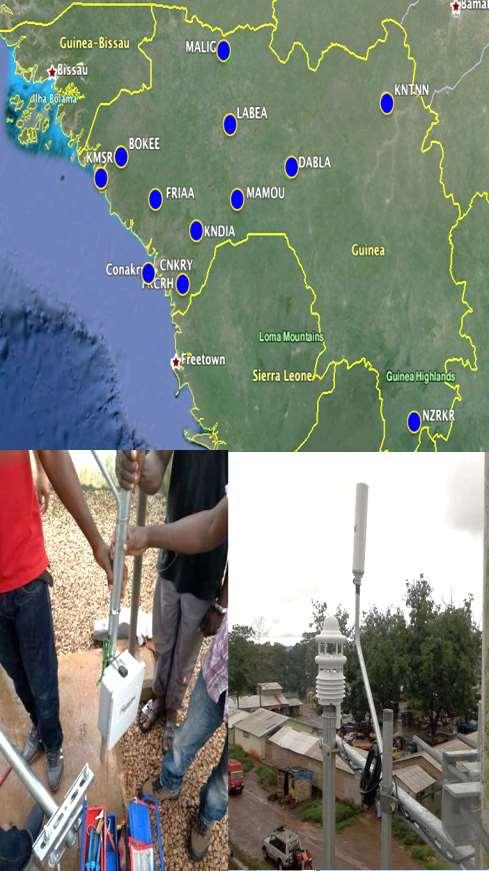 Observation Network Installation and Operation Date: July 2013 Twelve (12) Earth Networks Total Lightning Sensors with Automated Weather Stations Complete, three week implementation on Cellcom mobile