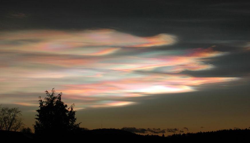 Nacreous Clouds Unlike the other clouds, these