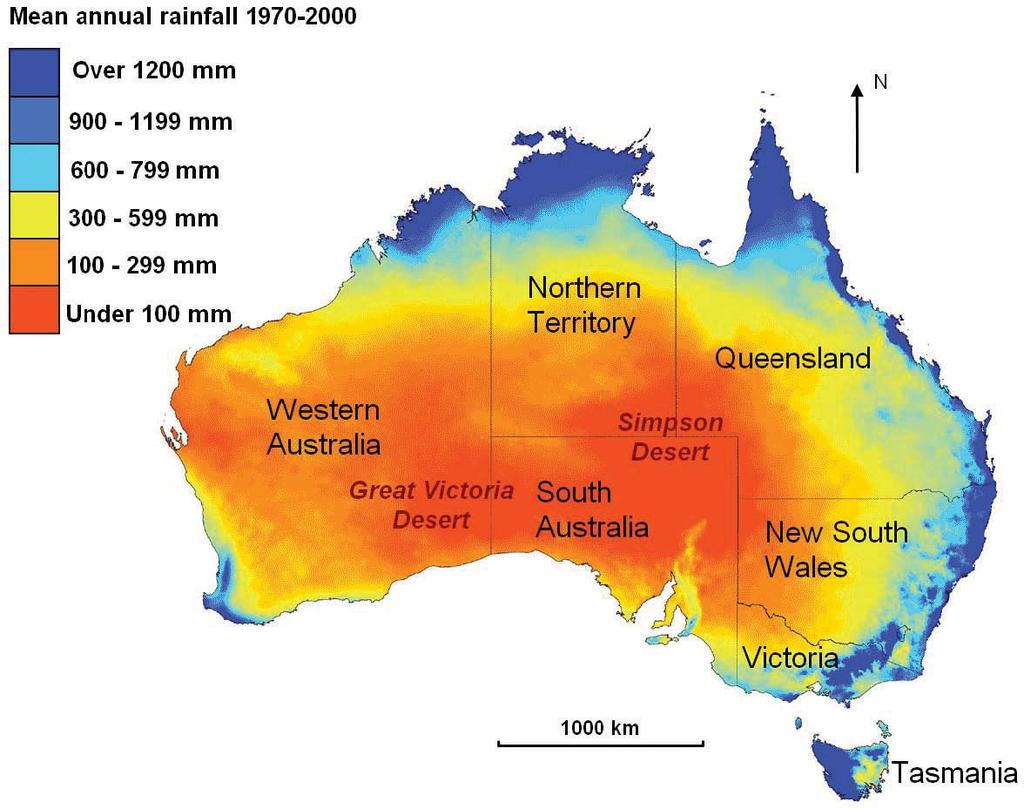 Section 3 Australia s climate and vegetation Australia is one of the world s