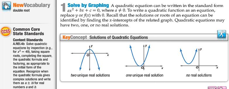 The roots of a quadratic equation can be